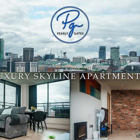 Penthouse - Amazing City Skyline Views - Free Parking - Balcony - Utilita Arena - New St Station - Bullring Shopping เบอร์มิงแฮม ภายนอก รูปภาพ